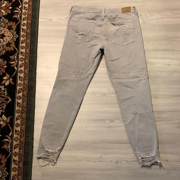 American Eagle Outfitters Gray Leggings with Stretch Fit - Picture 5 of 5